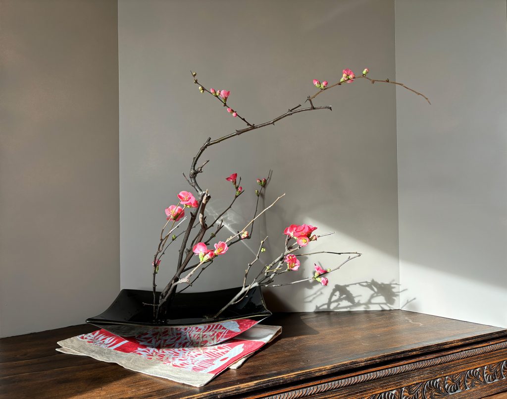 Ikebana, art floral japonais. Kado la Voie des fleurs. Véronique Villemagne.